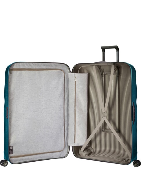 C-LITE Extra großer Trolley petrolblau - Harte Trolleys