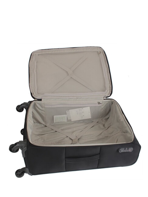 ANAFI Extra großer, erweiterbarer Trolley SCHWARZ - Halbharte Trolleys