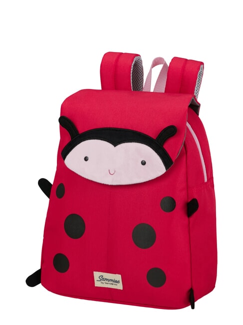 HAPPY SAMMIES ECO Ladybug Mädchenrucksack Marienkäfer - Rucksäcke für Schule &amp; Freizeit