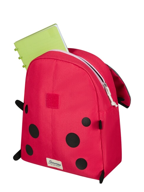 HAPPY SAMMIES ECO Ladybug Mädchenrucksack Marienkäfer - Rucksäcke für Schule &amp; Freizeit