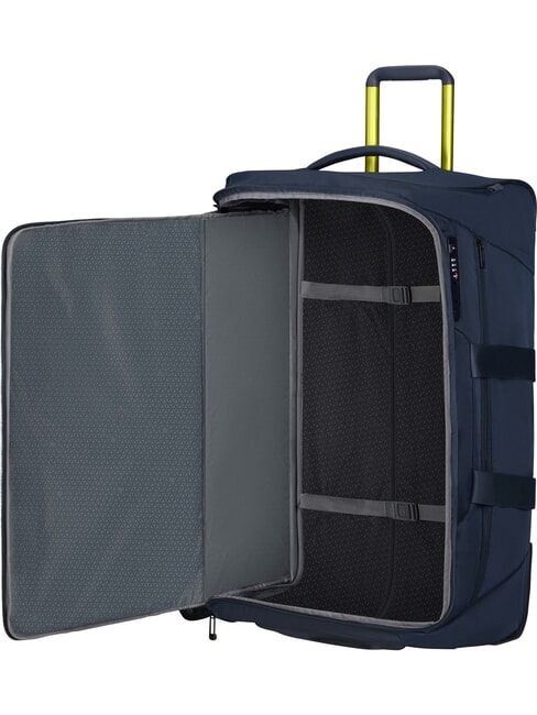 RESPARK  Große Trolleytasche nachtblau/limette - Halbharte Trolleys