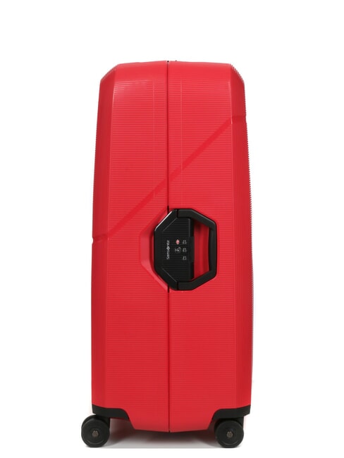 MAGNUM ECO Extragroßer Trolley roter Hibiskus - Harte Trolleys