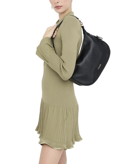 KALISKA Hobo-Tasche mit Schultergurt SCHWARZ - Damentaschen