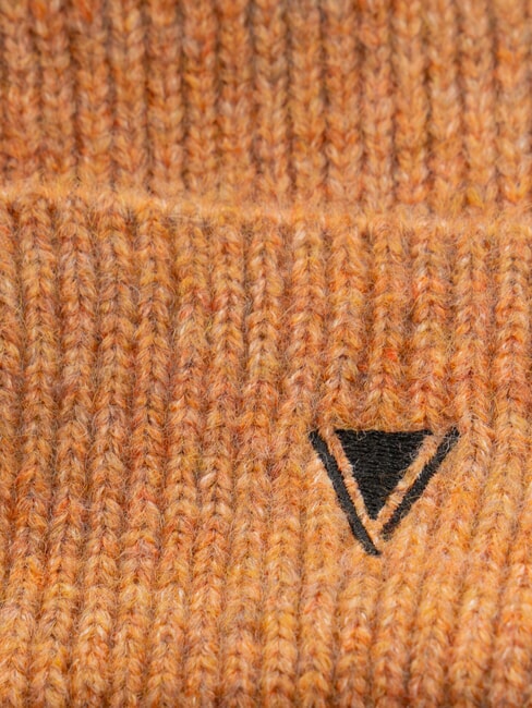 ESTELLE Beanie-Mütze mit Umschlag Kamel - Mützen/Hüte