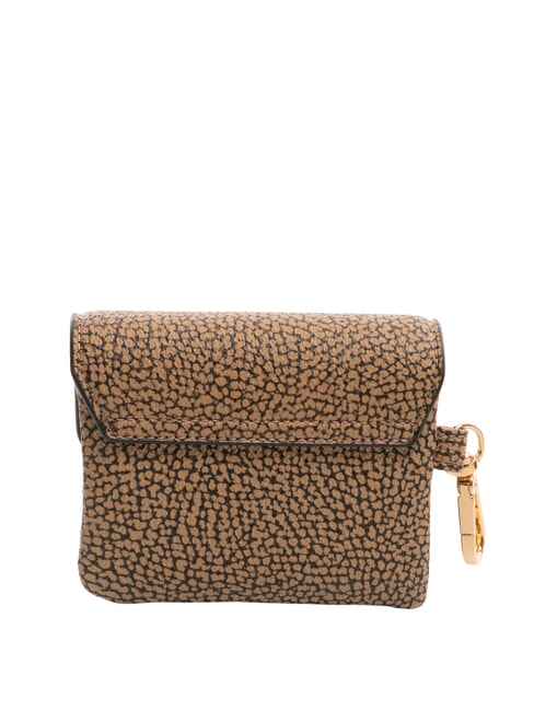 BRUNCH Münzbörse mit Karabiner natur op / schwarz - Brieftaschen Damen