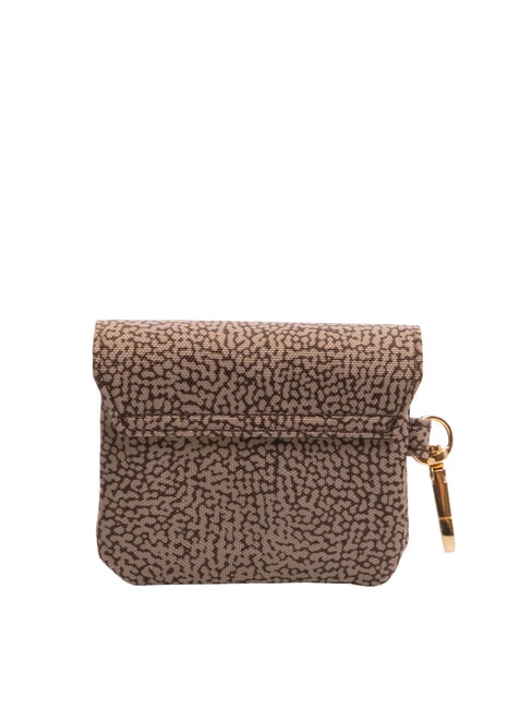 FLEXOS SOFT Münzbörse mit Karabiner natur op / schwarz - Brieftaschen Damen