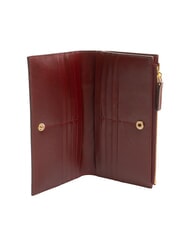 THE BRIDGE MATILDE Gro&szlig;e Geldb&ouml;rse aus Leder Chianti / Bordeaux / Gold - Brieftaschen Damen - 2