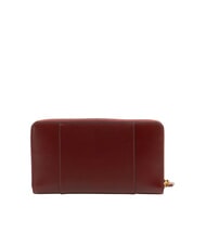 THE BRIDGE VIGNA  Geldb&ouml;rse aus Leder mit Rei&szlig;verschluss Chianti / Bordeaux / Gold - Brieftaschen Damen - 3