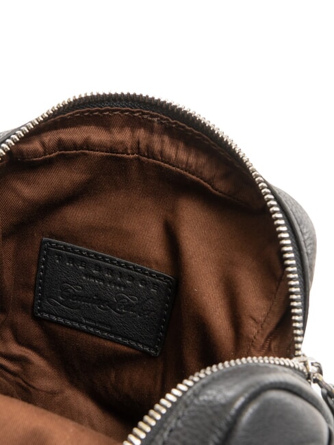 SERRISTORI Ledertasche Schwarz - Umhängetaschen Herren