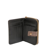 BORBONESE FLEXOS SOFT Mittelgro&szlig;e Geldb&ouml;rse mit M&uuml;nzfach natur op / schwarz - Brieftaschen Damen - 2