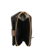 BORBONESE FLEXOS SOFT Mittelgro&szlig;e Geldb&ouml;rse mit M&uuml;nzfach natur op / schwarz - Brieftaschen Damen - 4