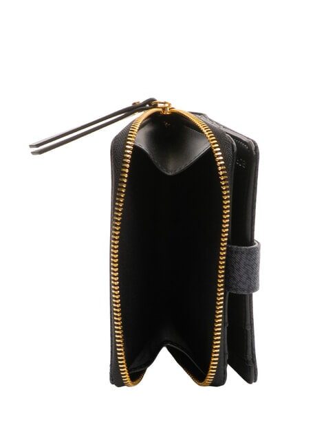 FLEXOS SOFT Mittelgroße Geldbörse mit Münzfach Schwarz - Brieftaschen Damen