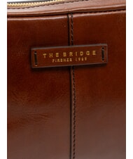THE BRIDGE VESPUCCI Clutch aus Leder mit Handgelenksriemen BRAUN - Damentaschen - 3