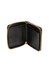 BORBONESE BIRDIE Kleine Lederbrieftasche mit Rundum-Reißverschluss - Brieftaschen Damen