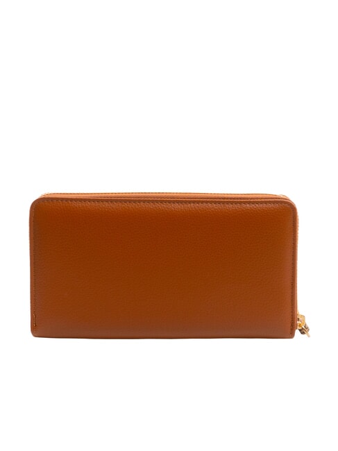 BIRDIE Große Lederbrieftasche mit Rundum-Reißverschluss braun - Brieftaschen Damen