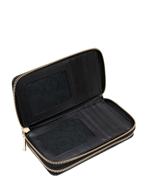 PLANETARIUM Große Geldbörse mit Doppelreißverschluss monochrom hellgrau/schwarz - Brieftaschen Damen