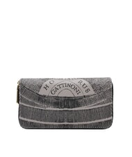 GATTINONI PLANETARIUM Große Geldbörse mit Doppelreißverschluss monochrom hellgrau/schwarz - Brieftaschen Damen - 4