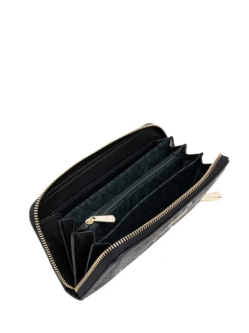 PLANETARIUM Großes Portemonnaie mit Rundum-Reißverschluss monochrom hellgrau/schwarz - Brieftaschen Damen