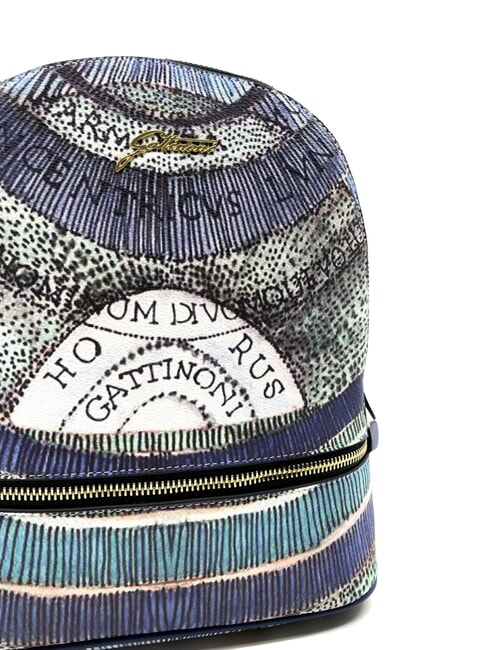 PLANETARIUM Mittelgroßer Rucksack Aquamarin/Marineblau - Damentaschen