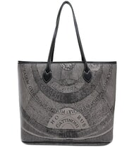 GATTINONI PLANETARIUM Mittelgroße Einkaufstasche monochrom hellgrau/schwarz - Damentaschen - 3