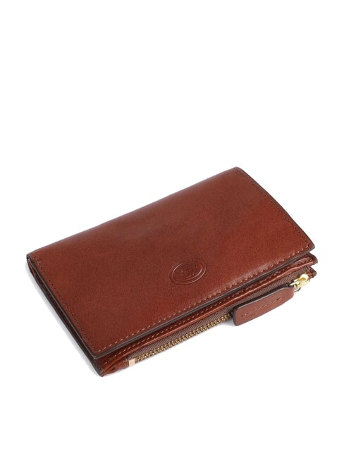 STORY DONNA Ledergeldbörse mit Münzfach BRAUN - Brieftaschen Damen