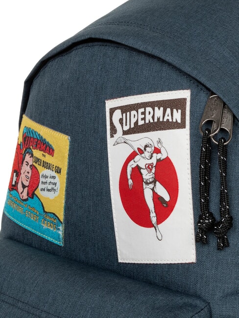 PADDED PAK'R Superman Rucksack Superman-Aufnäher - Rucksäcke für Schule &amp; Freizeit