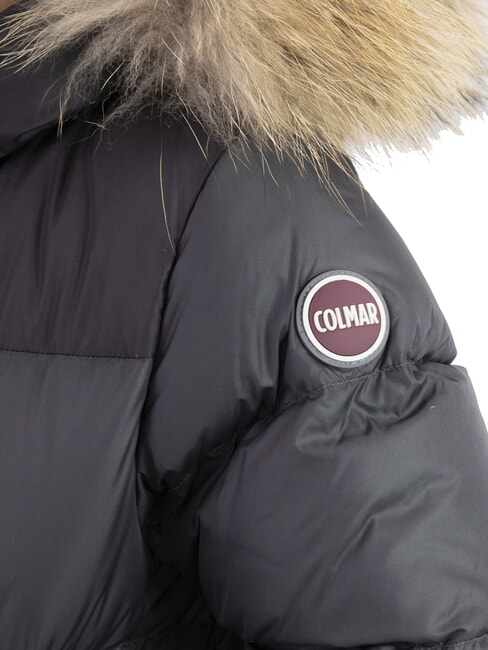 E-CONCRETE KIDS Daunenjacke mit Kapuze vulkanschwarz - Kinder Jacken