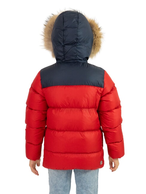 E-CONCRETE KIDS Daunenjacke mit Kapuze Held Marineblau - Kinder Jacken