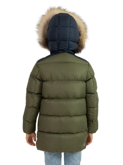 E-CONCRETE KIDS Gesteppte Daunenjacke mit Kapuze bush-navyblue-vulca - Kinder Jacken