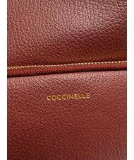 COCCINELLE FENIX Kleiner Lederrucksack Brandy - Damentaschen - 5