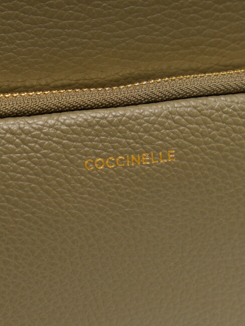 FENIX Mittelgroßer Lederrucksack Lorbeergrün - Damentaschen