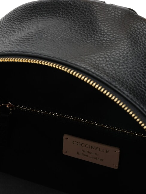 FENIX Mittelgroßer Lederrucksack Schwarz - Damentaschen