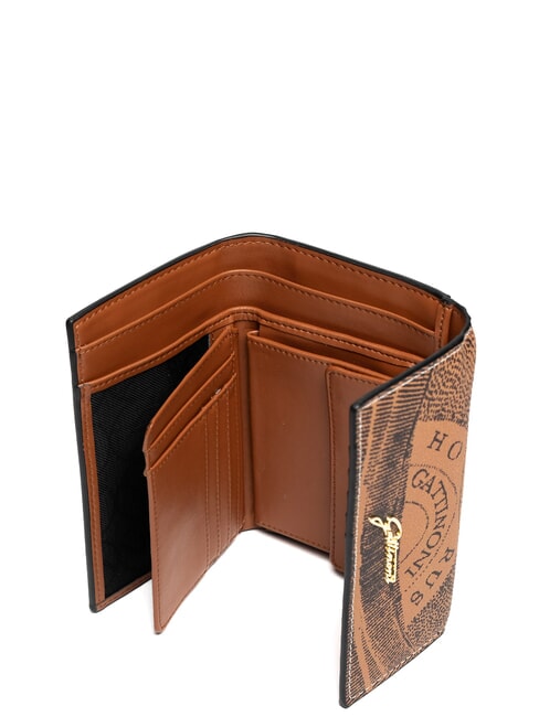 PLANETARIUM Mittelgroße Geldbörse mit Klappe einfarbig hellbraun - Brieftaschen Damen