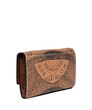 GATTINONI PLANETARIUM Mittelgroße Geldbörse mit Klappe einfarbig hellbraun - Brieftaschen Damen - 3