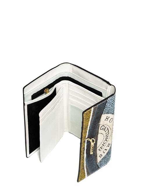 PLANETARIUM Mittelgroße Geldbörse mit Klappe Mond/Weiß - Brieftaschen Damen