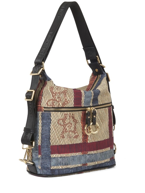 PLANETARIUM Rucksack/Umhängetasche kariert/schwarz - Damentaschen