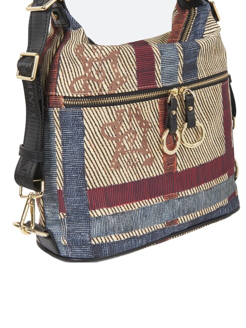 PLANETARIUM Rucksack/Umhängetasche kariert/schwarz - Damentaschen