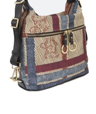 GATTINONI PLANETARIUM Rucksack/Umhängetasche kariert/schwarz - Damentaschen - 3