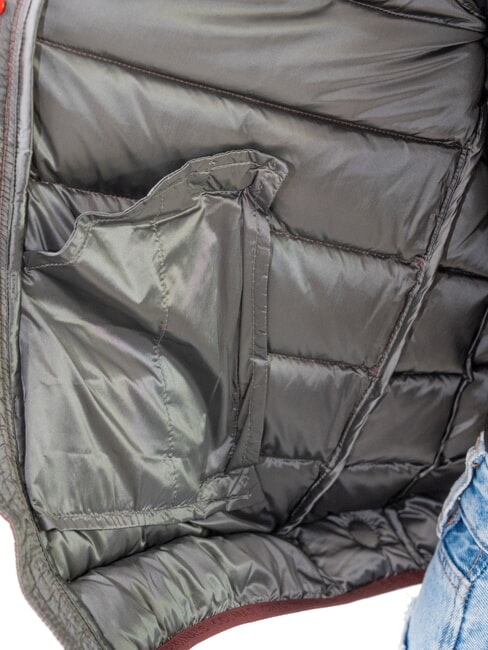 DELUXE Daunenjacke mit Fellkapuze dunkelbr&uuml;nett-dunkel - Daunenjacken f&uuml;r Damen