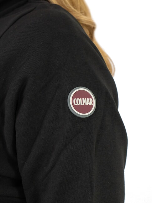 CONNECTIVE Sweatshirt mit hohem Kragen und durchgehendem Reißverschluss Schwarz - Sweatshirts Damen