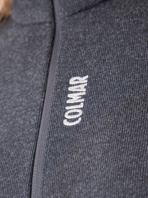 SCI PURE Thermo-Sweatshirt mit Stehkragen und durchgehendem Reißverschluss Schwarz - Sweatshirts Damen