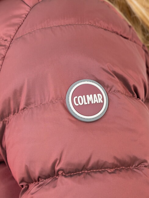 DELUXE Daunenjacke mit Fellkapuze dunkelbrünett-dunkel - Daunenjacken für Damen