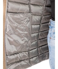 COLMAR DELUXE Damen Daunenjacke mit Fellkapuze dunkler Kaffee Sahne-da - Daunenjacken f&uuml;r Damen - 4