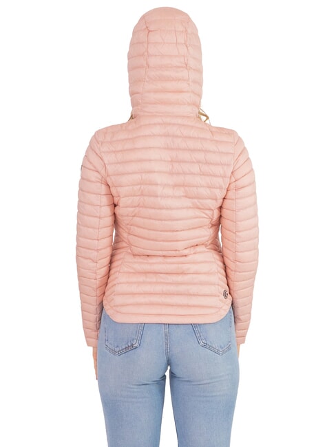 DELUXE Mittelschwere Daunenjacke mit Kapuze Milchshake - Daunenjacken für Damen