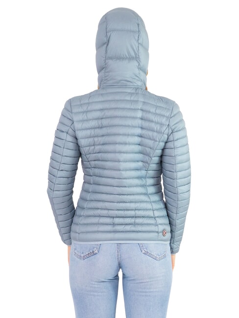 DELUXE Mittelschwere, wattierte Jacke mit Kapuze Polar-Dunkelstahl - Daunenjacken f&uuml;r Damen