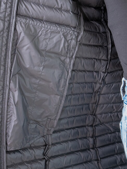 PUNKY Lange, leichte, &auml;rmellose Weste Schwarz - Damenweste