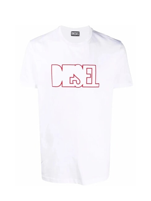 T-DIEGOR Baumwoll-T-Shirt Wei&szlig; - Herren-T-Shirts