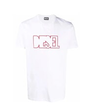 DIESEL T-DIEGOR Baumwoll-T-Shirt Wei&szlig; - Herren-T-Shirts - 3