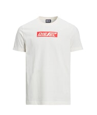 DIESEL T-JUST Baumwoll-T-Shirt Wei&szlig; - Herren-T-Shirts - 3