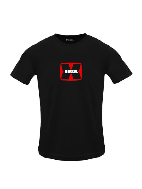 T-DIEGOR Baumwoll-T-Shirt Schwarz - Herren-T-Shirts